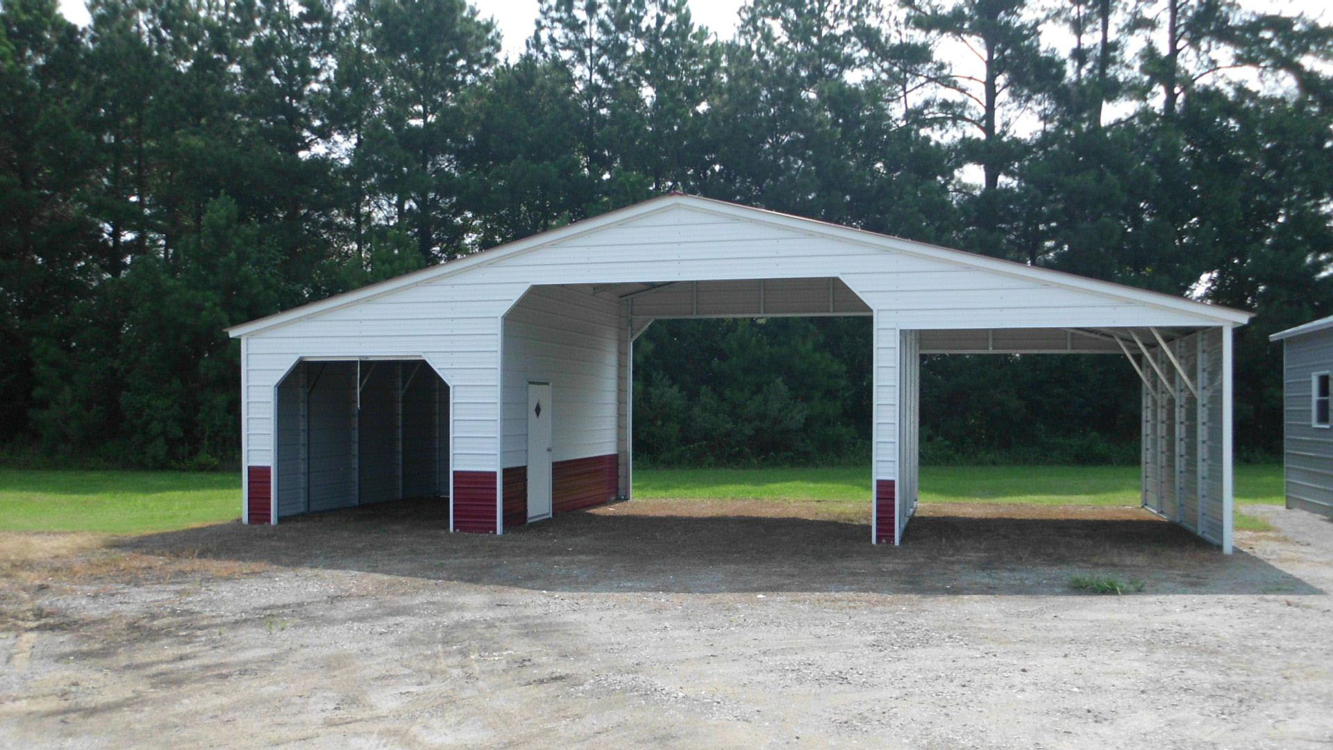 Multi Carport With Garage